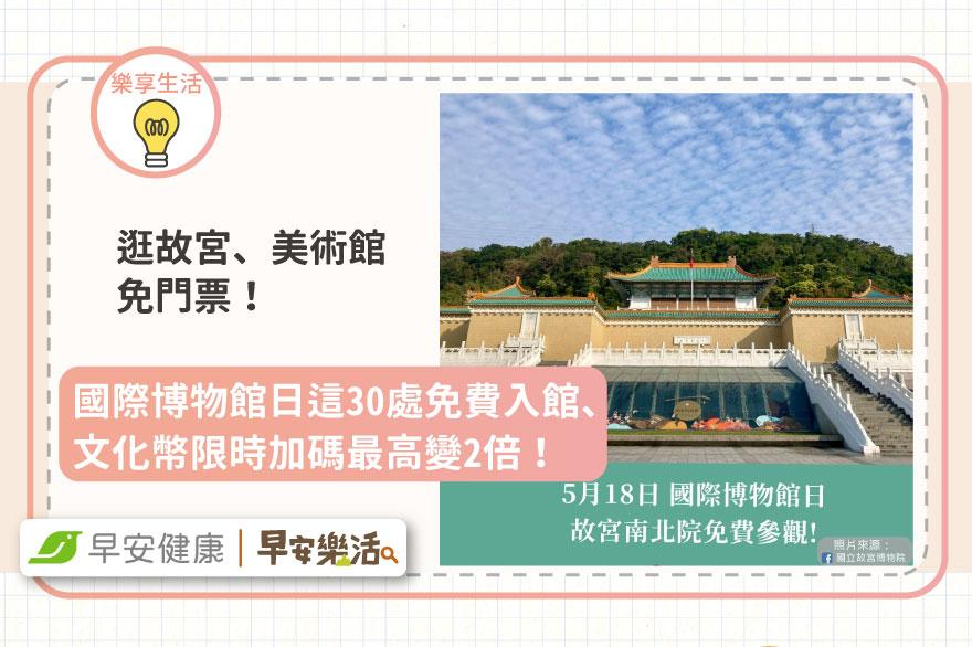 518國際博物館日免費入館名單整理！文化幣限時加碼最高變2倍