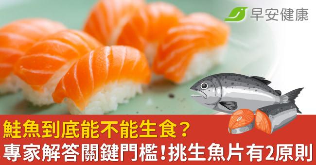 鮭魚到底能不能生食？專家解答關鍵門檻！挑生魚片有2原則