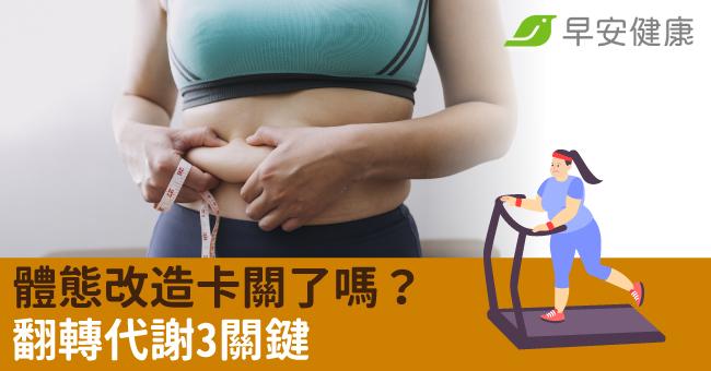 體態改造卡關了嗎？翻轉代謝3關鍵