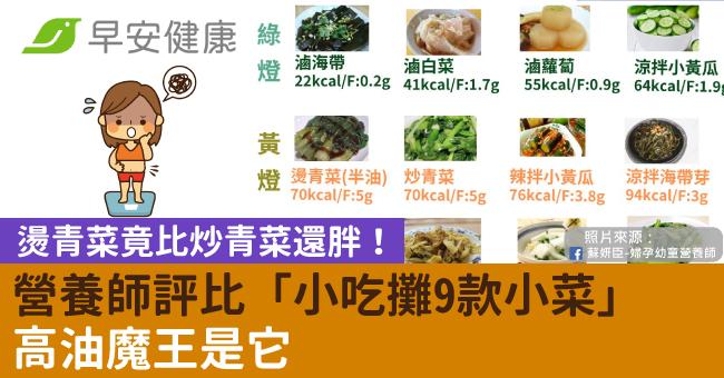 燙青菜竟比炒青菜還胖！營養師評比「小吃攤9款小菜」高油魔王是它