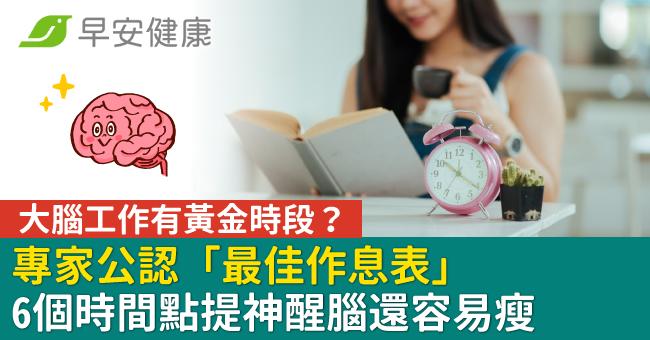 大腦工作有黃金時段?專家公認「最佳作息表」6個時間點提神醒腦還容易瘦